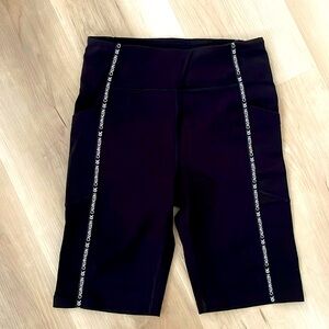 Calvin Klein Black Bike Shorts with 2 side pockets size s